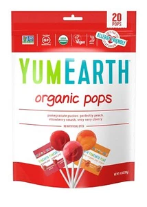 YumEarth Organic Lollipops Assorted Flavors 4.2 oz - Picture 1 of 4
