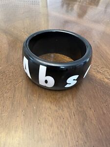 Marc By Marc Jacobs Bangle Bracelet Black & White “Absolutely” Rare!