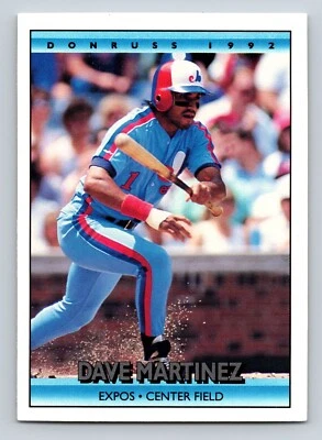 Dave Martinez 1992 Donruss #732 Montreal Expos - Image 1 of 2