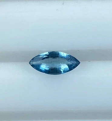 Piedra preciosa suelta marquesa aguamarina azul natural color excelente 0,52 quilates Foto 1 de 3