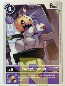 2x Pumpkingmon ® BT2-076 C ® Comune ® Digimon Ver.1.0 ® Inglese  - Picture 1 of 1