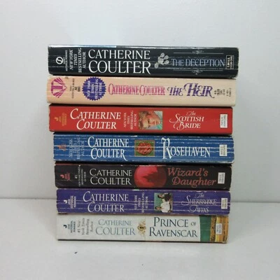 Lot of 7 Historical Romance Paperback Books by Catherine Coulter - Image 1 of 4