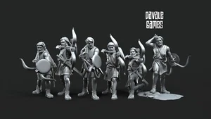 Toxotes archers ZEUS 28mm miniatures dnd minis fantasy dungeons and dragons mini - Picture 1 of 5