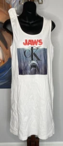 Calvin Klein 105W39NYC x Jaws White Jaws Tank Top Dress Italy Size Medium - Picture 1 of 12
