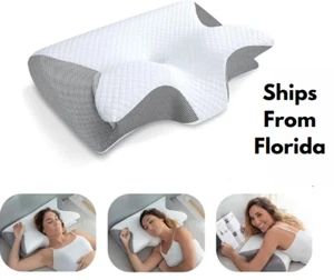 1 Stück Memory Foam Zervikalkissen ergonomisch orthopädisch | Versand aus Florida - Bild 1 von 8