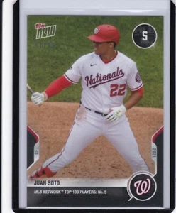2021 Topps On Demand MLB Top 100 Black #5 Juan Soto - Nationals 87/99 - Picture 1 of 1