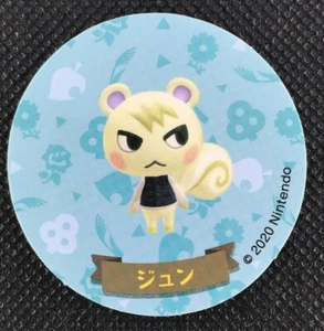 Marshal Animal Crossing Fideos Redondos Pegatina Sello Japonés SANYO NINTENDO F/S - Imagen 1 de 2