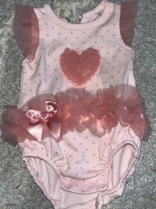 Kyle And Deena Body Suit 3-6 Months Pink - Picture 1 of 2