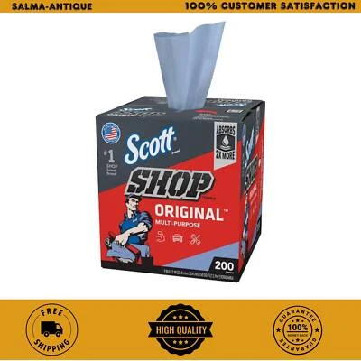 (200/盒)蓝色商店毛巾弹出式盒 — 第 1/4 张图片