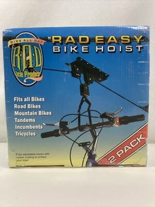 RAD EASY Bike Hoist - 2 Pack Elevation Garage Bicycle Hoist  NEW - Picture 1 of 3