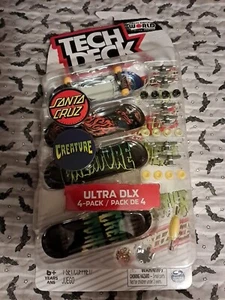 2022 TECH DECK - SANTA CRUZ CREATURE SKATEBOARDS - ULTRA DLX 4-PACK FINGEROARDS - Bild 1 von 2