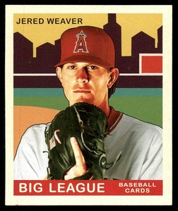 2007 Upper Deck Goudey Red Backs Jered Weaver #106 Mini Los Angeles Angels