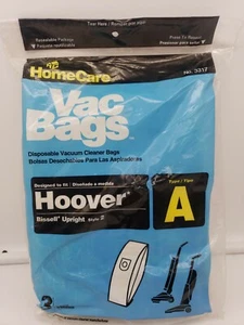 Hoover Vaccum Cleaner Bags Type A, 3 In The Pack New in Sealed Package - Picture 1 of 2