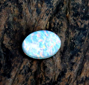 16 Ct New Natural Ethiopian  Black Fire Opal Cushion Certified Loose Gemstone - Picture 1 of 6