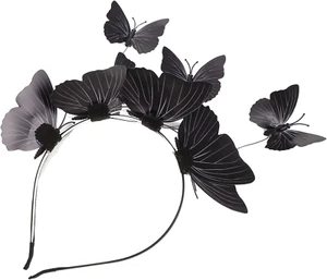 Minkissy Butterfly Hairband Fascinator Festival Headpiece Halloween Wedding C... - Picture 1 of 12