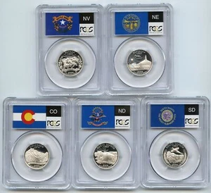 2006 S Silver State Quarter Set PCGS PR69DCAM - Picture 1 of 2