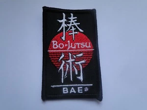  Aufnäher  Kampfsport     BAE      Bo-Jutsu  ca  7x4 cm - Picture 1 of 1