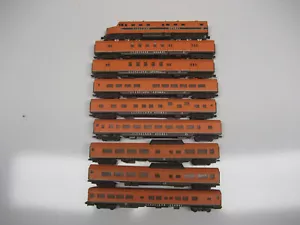 N SCALE CON-COR CLEVELAND BROWNS PASSENGER TRAIN CUSTOM PAINTED AND LETTERED - Picture 1 of 14