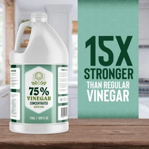 75% Vinegar - 4 Gallons - Industrial Strength Acetic Acid - Vinegar Bulk - Picture 1 of 8