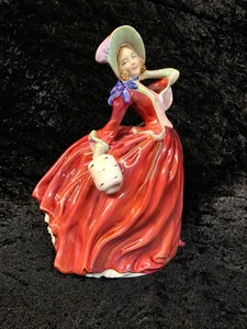 ROYAL DOULTON FIGURINE "AUTUMN BREEZES" - Picture 1 of 7
