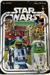 TD 5491 Phenix Customs Star Wars Oscar The Grouch - Deetoo R2-D2 Actionfigur - Bild 1 von 8