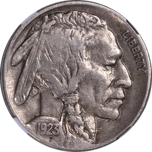1923-S Buffalo Nickel NGC VF30 Superb Eye Appeal Strong Strike - Picture 1 of 4