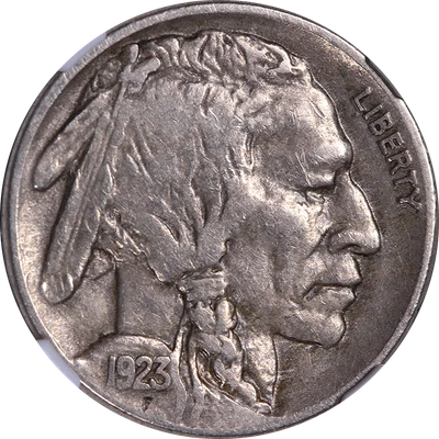 1923-S Buffalo Nickel NGC VF30 Superb Eye Appeal Strong Strike - Image 1 of 4