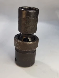 SNAP-ON Underlined 1/2" DRIVE 11/16" IMPACT SWIVEL FLEX SHALLOW SOCKET SAE - Picture 1 of 11