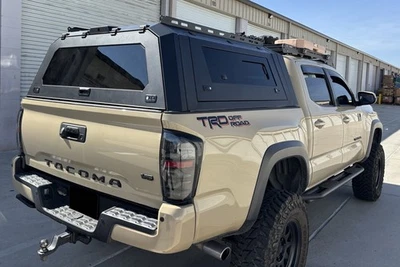 Metal Camper Topper Canopy Bed Cap For 3rd Gen Tacoma 5Ft 2016 To 2023 - Image 1 of 4