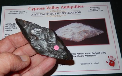 *¡SÚPER!* CUCHILLO HARAHEY ENCONTRADO OKLAHOMA PATINADO NEGRO CON CERTIFICADO DE AUTENTICIDAD NEGRO CARLOS C993 Foto 1 de 4