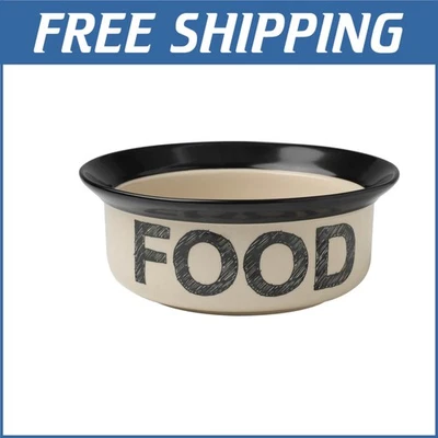 8-дюймовая керамическая миска для собак ручной работы для средних и больших домашних животных — уникальный дизайн - Изображение 1 из 3