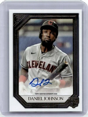 2021 Topps Gallery Rookie Auto Daniel Johnson #RA-DJ Auto RC Guardians - Image 1 of 2