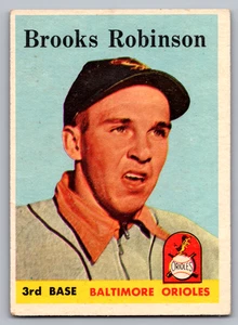 1958 TOPPS #307 BROOKS ROBINSON ORIOLES - Picture 1 of 3