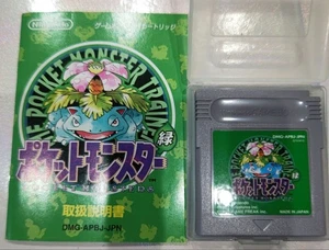 Game Boy Pokemon Green With Instruction Manual Nintendo - Picture 1 of 2