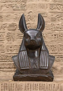 Altägyptische Antiquitäten Anubis Statue des ägyptischen Gottes der Mumifizierung - Bild 1 von 7