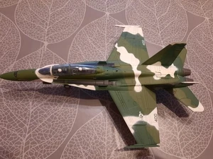 F18 Super Hornet Modello In Metallo, Lunghezza 24cm Larghezza 16cm - Foto 1 di 2