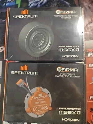SPEKTRUM SPMXMXA1 Spmxmxa2 Promoto PM-MX Stator / ESC Assembly HH & Flywheel NEW - Image 1 of 4
