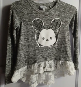 Camicia bambina grigia firmata D Tsum Tsum taglia 7/8 - Foto 1 di 3