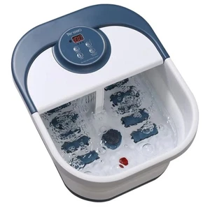 Tenswa Massaggiatore Piedi Pieghevole Spa con Calore, Bolle, 8 Rulli, Scatola Aperta - Foto 1 di 7