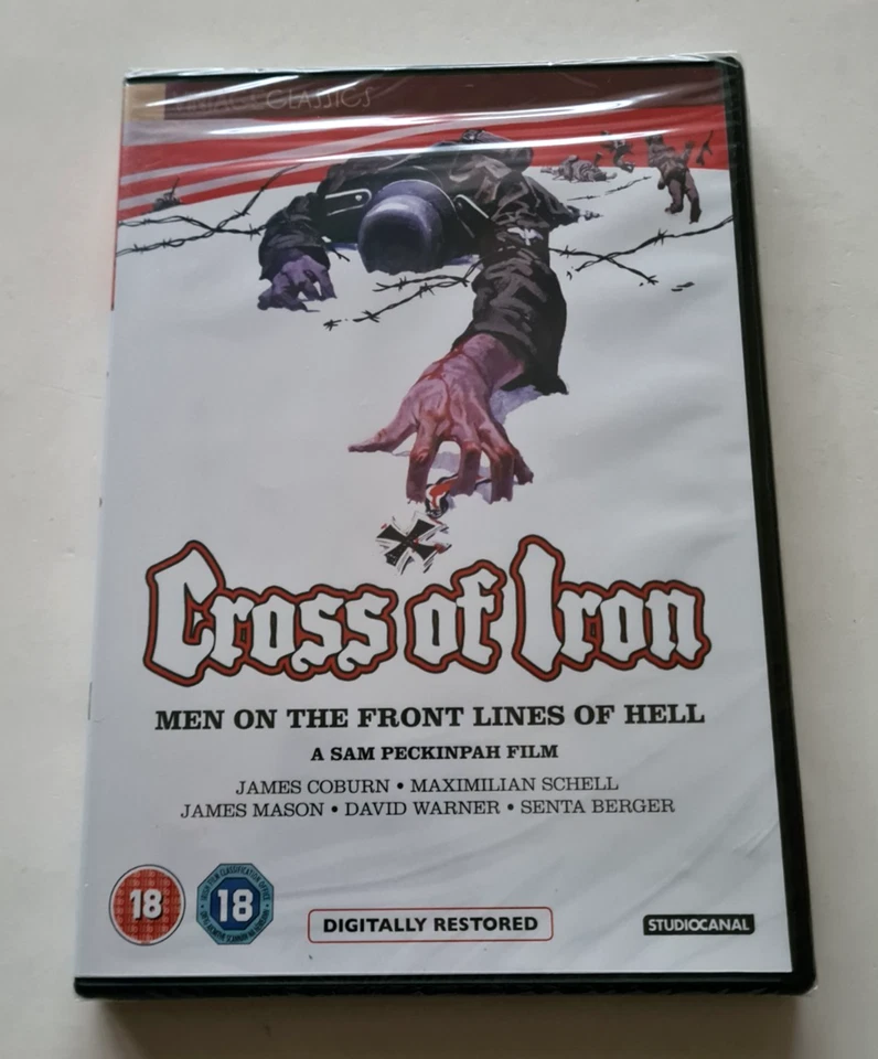 Cross Of Iron DVD 1977 James Coburn Maximilian Schell James Mason - NEW & Sealed - Image 1 of 2