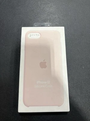 Original Apple iPhone 7/8/SE (2nd 3rd Gen) Silicone Case Pink - Image 1 of 2
