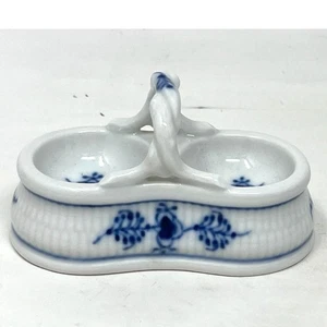 Royal Copenhagen Blue Fluted Plain RARE Saltcellar No 101 / 197-MINT Vintage - Picture 1 of 8