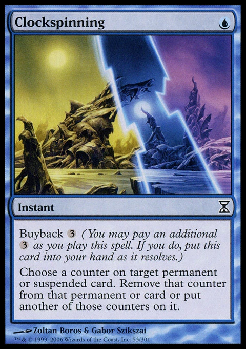 MTG - Clockspinning - Time Spiral - NM, English Magic FLAT RATE SHIP - Image 1 of 1