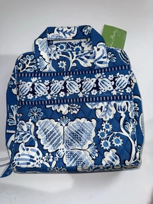 Vera Bradley Tech Organizer Case Blue Lagoon Make Up ? Travel Floral Paisley - Image 1 of 4