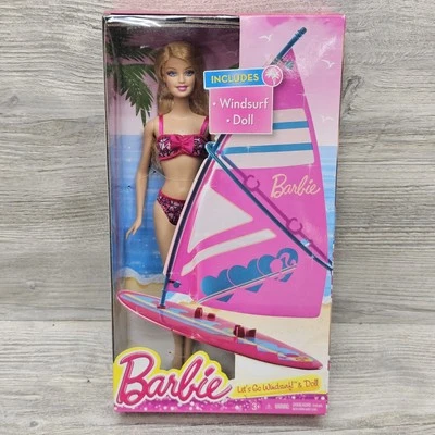2013 Барби давайте пойдем виндсерфинг CCV23 Mattel моды кукла комплект новый запечатанный NRFB  - Изображение 1 из 4