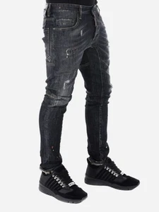 Dsquared2 TIDY BIKER DENIM SLIM JEANS 48 ¡Reparado! - Imagen 1 de 10