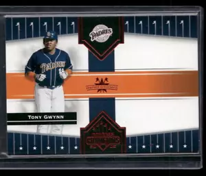 Donruss Champions #42 Tony Gwynn Impressions 2005 rojo #/250 San Diego Padres - Imagen 1 de 2