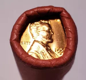 1958-D Lincoln Wheat Cent Roll **GEM* OBW "First Wisconsin National Bank" - Picture 1 of 5