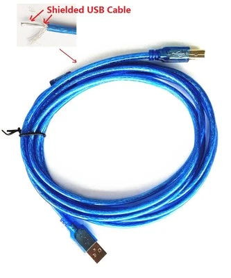 3 Meters Shielded USB Printer Cable Lead For HP Deskjet 5420V 5432 5438 - Image 1 of 4