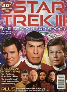 STAR TREK III - THE SEARCH FOR SPOCK- A COMPLETE FAN GUIDE 2024 Magazine NEW - Picture 1 of 9